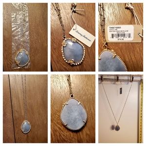 Iced Seas blue necklace